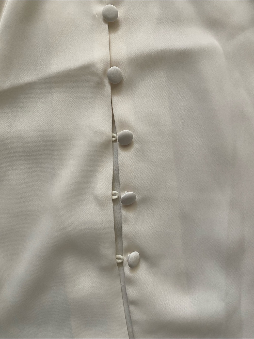 Rachel Zoe size large NWT cream blouse - Picture 8 of 9